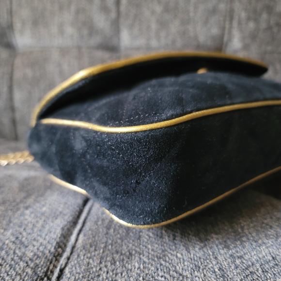 Michael Kors Suede Quilted Chain Crossbody - Picture 9 of 15